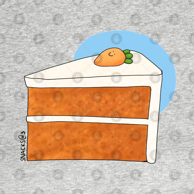 A slice of carrot cake by Snacks At 3